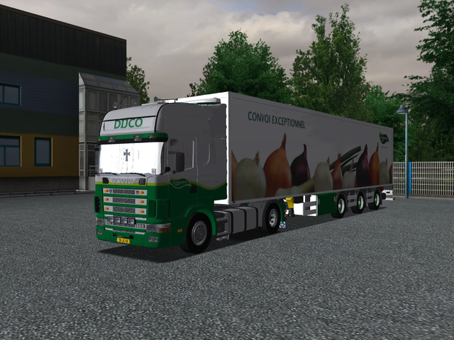 ets Scania 124L + Trailer Dijco by ED verv sc A re ETS COMBO'S