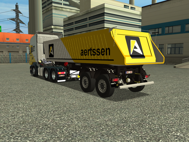 ets Scania 6x4 Combo Aertssen (opentop) 1 ETS COMBO'S