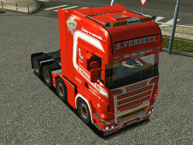 ets Scania 8x4 Prototype Verbeek by TruckManiac ve ETS TRUCK'S