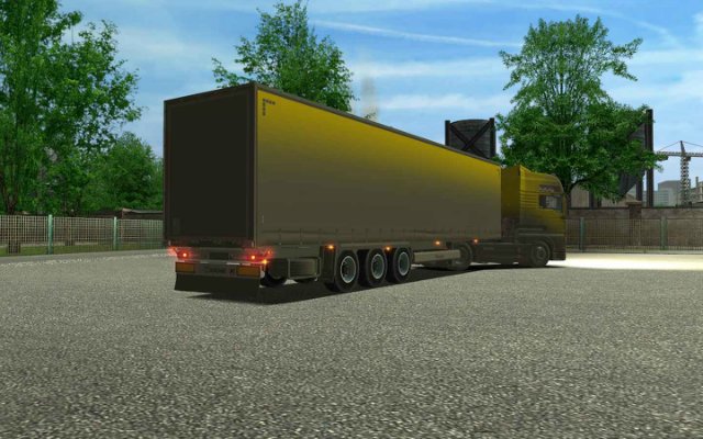 ets MAN TGA + Interior + Krone trailer ( vuil) ver ETS COMBO'S