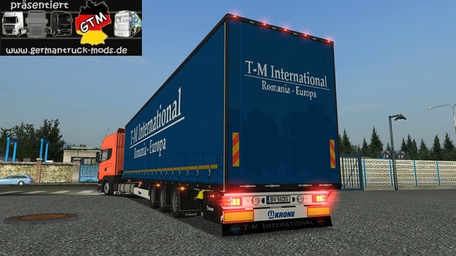 gts Krone trailer lowdeck  T-M International Roman GTS TRAILERS