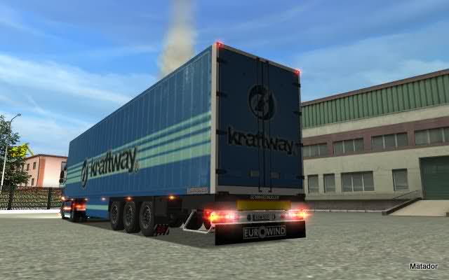 gts DAF 105 XF + Interior + Trailer KRAFTWAY  by V GTS COMBO'S