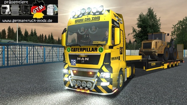 gts MAN TGX + Trailer + CAT by Danz verv man A con GTS COMBO'S