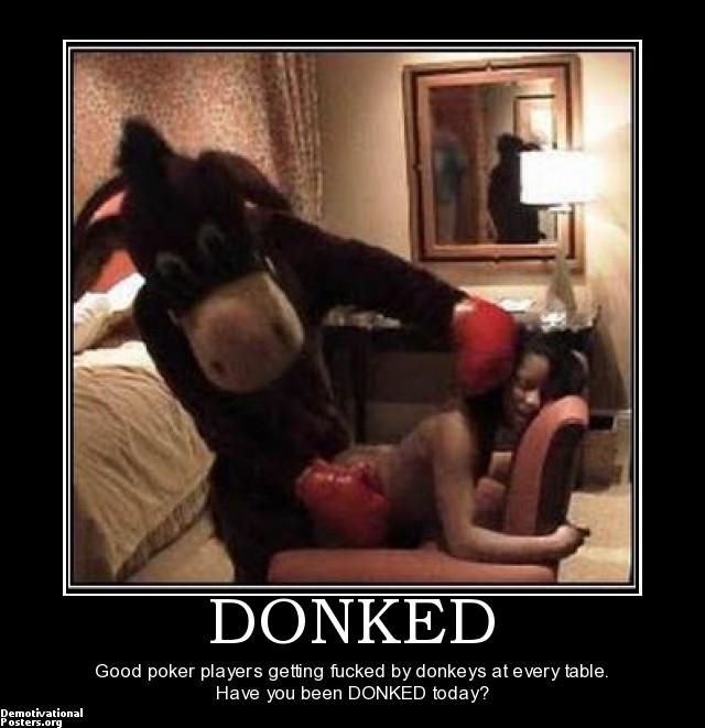 My donkey demotivational poster - 
