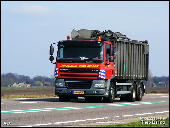 Veen, van E J - Langelille  BV-XJ-57 Daf 2012