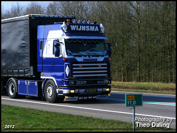 Wijnsma Transport - Metslawier  BB-VV-76 Scania 2012
