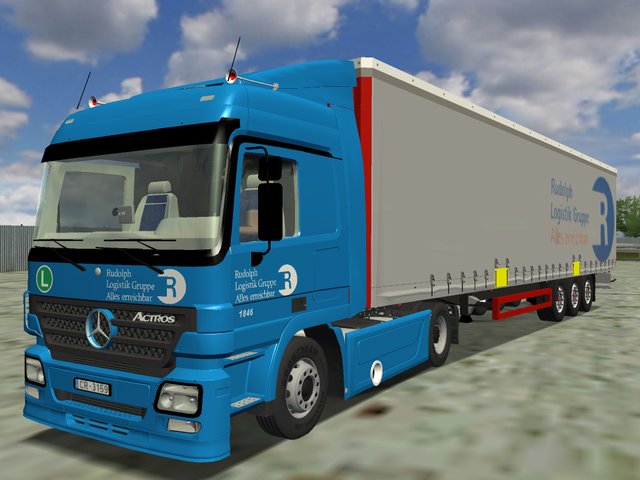 ets Mercedes Actros Rudoplh Logistik Grupo by EED1 ETS COMBO'S