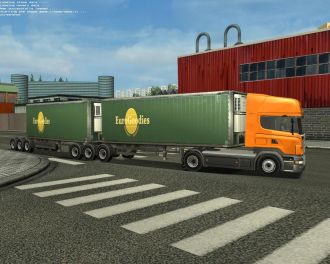 ets Double trailers mod ETS TRAILERS