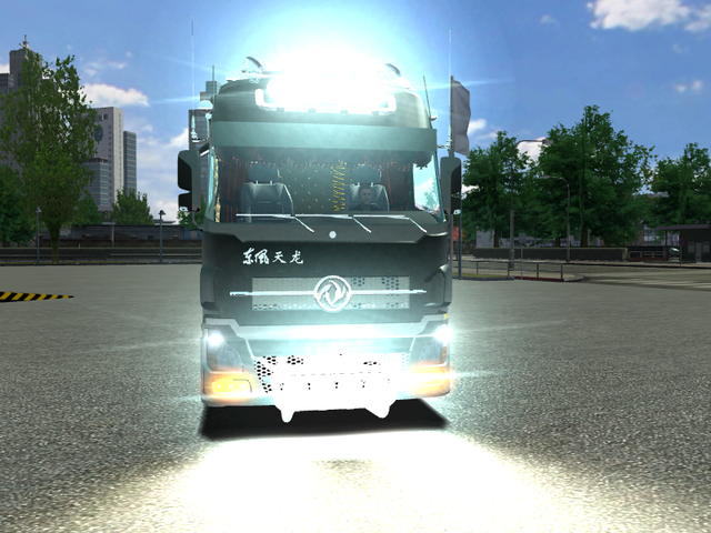 ets Dongfeng Fire II twin steer verv renault B 2 ETS TRUCK'S