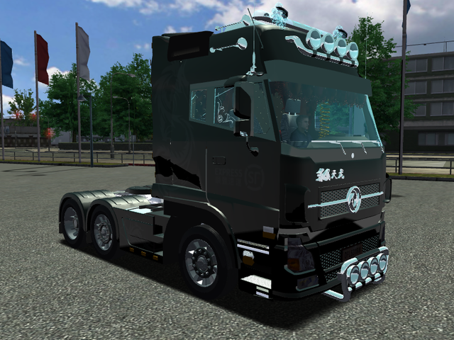 ets Dongfeng Fire II twin steer verv renault B ETS TRUCK'S