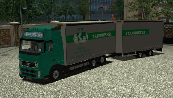 ets Volvo Fh12 + Tandem combo Transimeksa by Kosty ETS COMBO'S