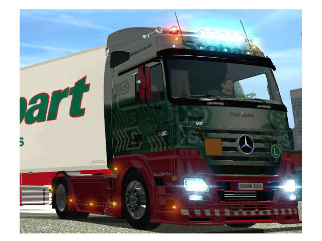 ukts Mercedes Actros Eddie Stobart verv mb A GTS TRUCK'S