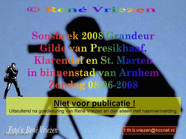  RenÃ© Vriezen 2008-06-08 #0000 Sonsbeek 2008 Grandeur Gilde Presikhaaf, Klarendal en St. Marten in binnestad Arnhem zo 08-06-2008