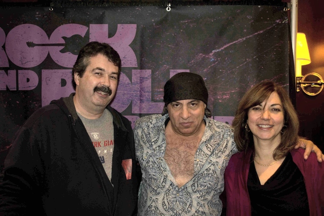 Tom and Rachel with Steve Bruce Springsteen - Izod - 04-03-2012