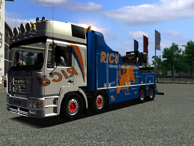 ets Man F2000 RICÃ– sleepwagen by Luigi verv mb C  ETS TRUCK'S