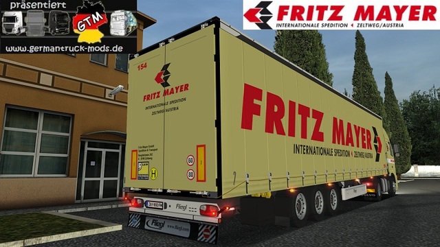 gts Volvo Fh + Trailer Fritz Mayer Combo skin by M GTS COMBO'S