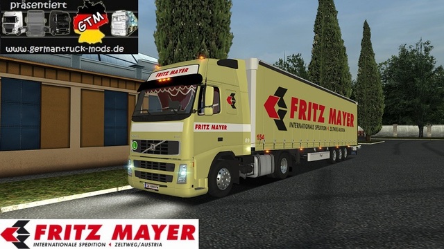 gts Volvo Fh + Trailer Fritz Mayer Combo skin by M GTS COMBO'S