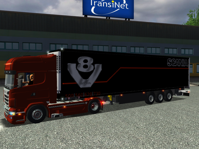 ets Scania R730 + trailer SCANIA verv sc A reefer  ETS COMBO'S