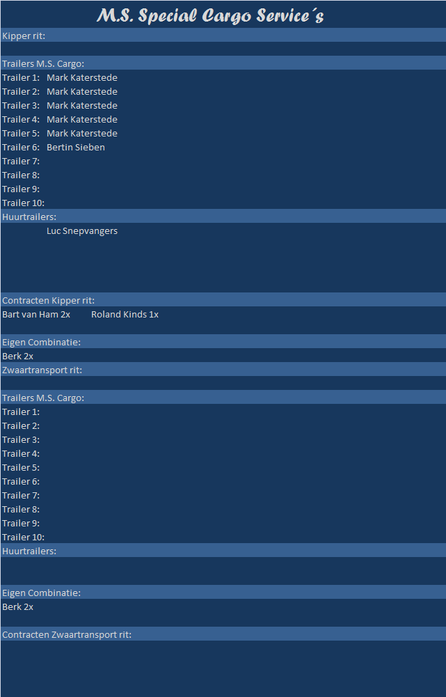 Week 16 Online Transport Manager