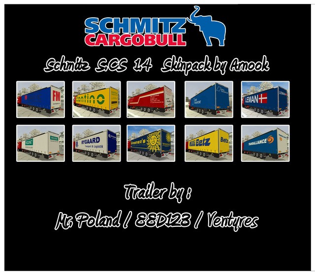 gts Schmitz S.CS 1.4 Skinpack by Arnook GTS TRAILERS