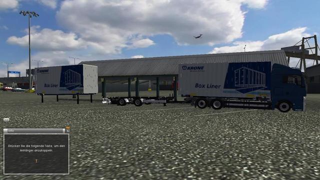 gts Man TGX + Krone-BoxLiner verv man A container  GTS COMBO'S