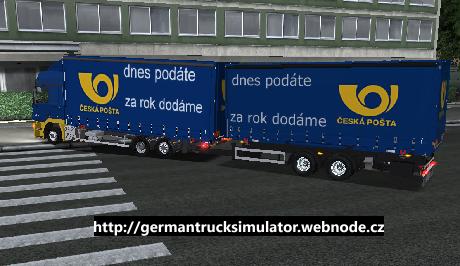 gts Mercedes Actros BDF + Tandem POSTA by milkos v GTS COMBO'S