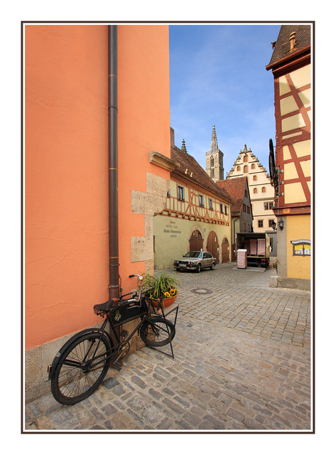 - Rothenburg bicycle Germany 