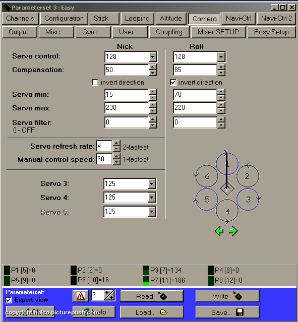 6 Mikrokopter settings