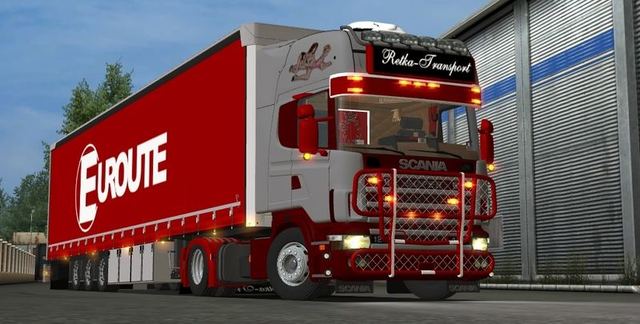 gts Scania 124l 400 RETKA Transport by Mihai verv  GTS TRUCK'S