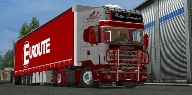 gts Scania 124l 400 RETKA Transport by Mihai verv  GTS TRUCK'S