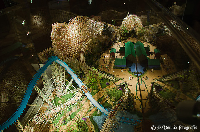 wodan maquette klein Europa Park april 2012