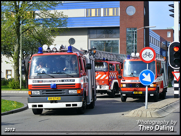 3 X brandweer Brandweer show Assen 30-4-2012