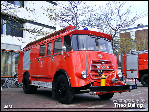Daf 1600 brandweer Winschoten - Winschoten  ZB-43- Brandweer show Assen 30-4-2012