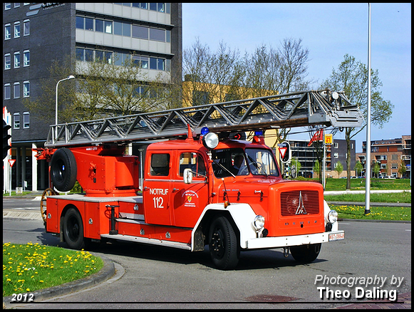 Magirus 150 D10 - Ex Vrijwillige Brandweer Amt Pel Brandweer show Assen 30-4-2012