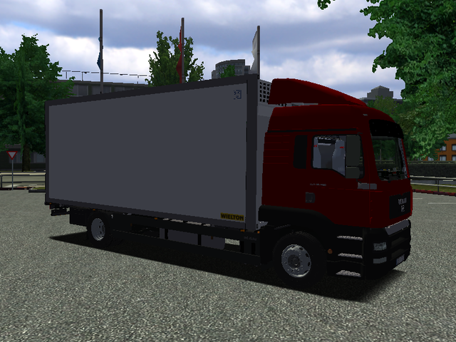 ets Man TGA 18.480 BDF + interieur verv volvo C ETS TRUCK'S