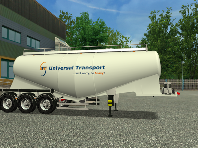 ets Man TGS + Cement trailer Universal Transporte  ETS COMBO'S