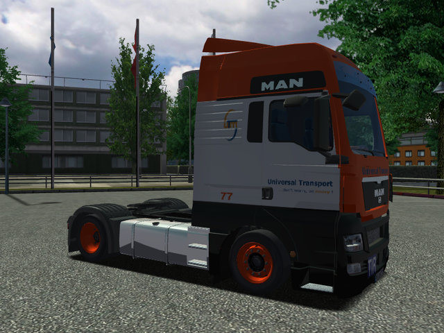 ets Man TGS + Cement trailer Universal Transporte  ETS COMBO'S