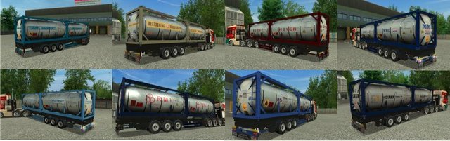 ets 2x20 Container pack by wopito ETS TRAILERS