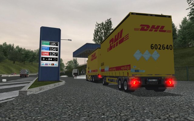 gts Man TGX BDF + aanhanger DHL by Marcelo258,Goba GTS COMBO'S