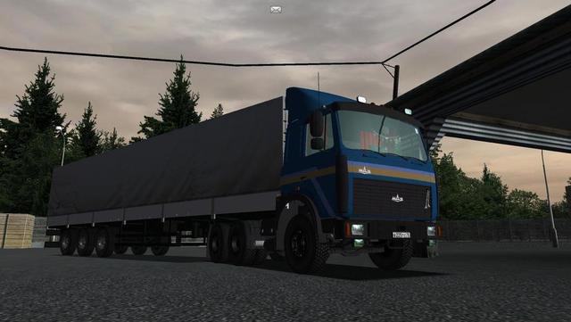 gts Maz 6422 + Nefaz zeiltrailer by OIDG,Ols verv  GTS COMBO'S