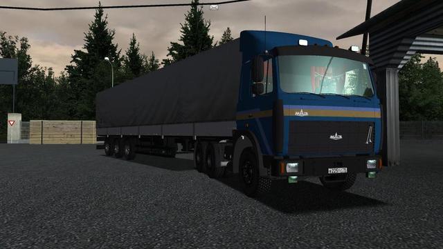 gts Maz 6422 + Nefaz zeiltrailer by OIDG,Ols verv  GTS COMBO'S