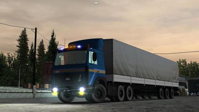 gts Maz 6422 + Nefaz zeiltrailer by OIDG,Ols verv  GTS COMBO'S