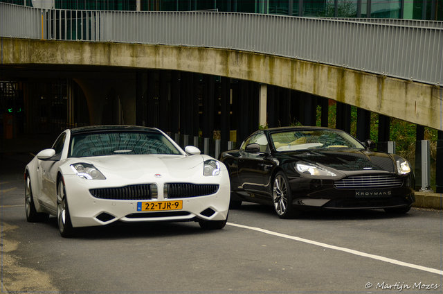 Aston Martin Virage & Fisker Karma Autovisie Fotografie Workshop