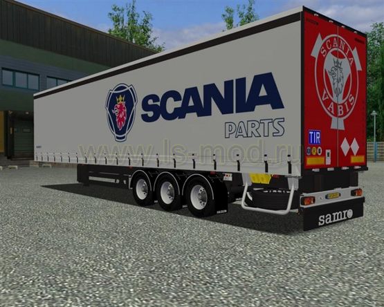 ets Samro trailer Scania Parts verv container ETS TRAILERS