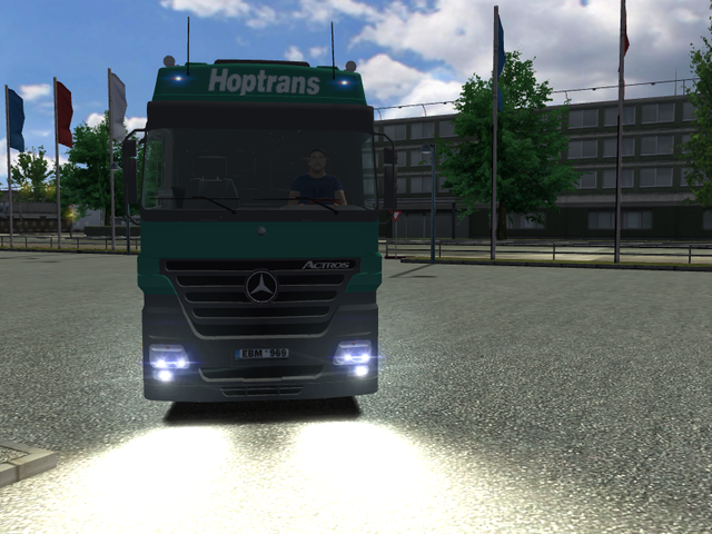 ets Mercedes Actros + Schmitz trailer HOPTRANS by  ETS COMBO'S