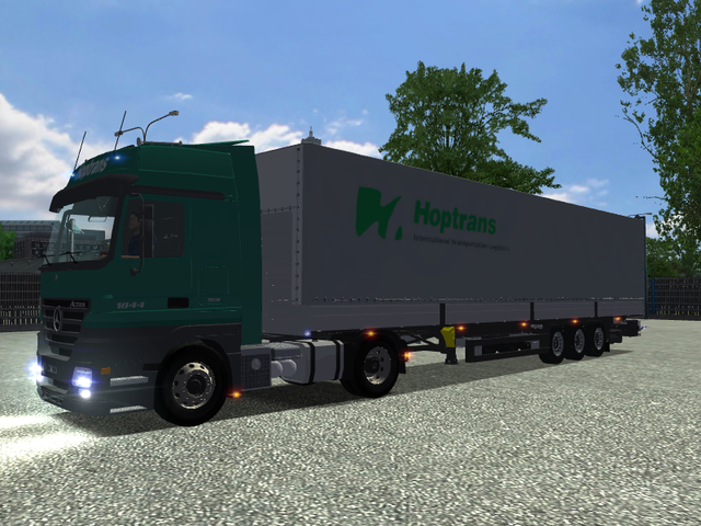 ets Mercedes Actros + Schmitz trailer HOPTRANS by  ETS COMBO'S