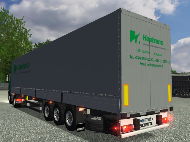 ets Mercedes Actros + Schmitz trailer HOPTRANS by  ETS COMBO'S