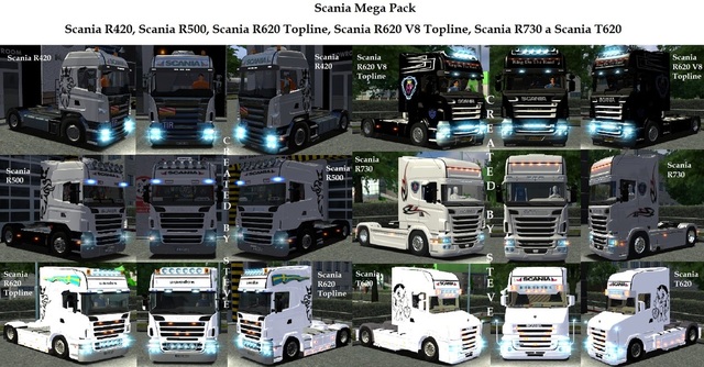 ets Scania-Mega-Pack ETS TRUCK'S