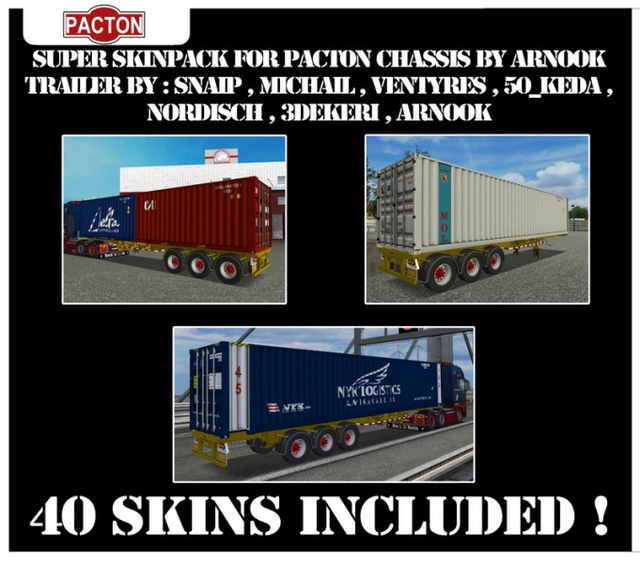 gts Pacton Super Skinpack by Arnook GTS TRAILERS