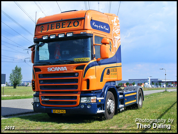 JEBEZO TRANSPOPRT - Hasselt  BT-GZ-90 Scania 2012
